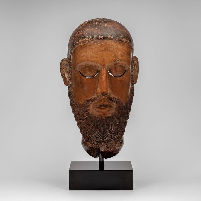 Wooden Sculptural Head of Christ | MasterArt